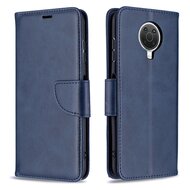 Nokia G10 / Nokia G20 Hoesje, MobyDefend Wallet Book Case Met Koord, Blauw