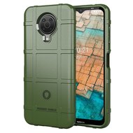 Nokia G10 / Nokia G20 Hoesje, Rugged Shield TPU Gelcase, Groen