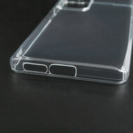 Motorola Edge 20 Pro Hoesje - MobyDefend Transparante TPU Backcover - Volledig Doorzichtig