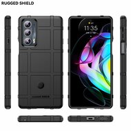 Motorola Edge 20 Hoesje - Mobydefend Rugged Shield TPU Backcover - Zwart