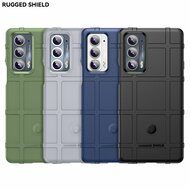 Motorola Edge 20 Hoesje - Mobydefend Rugged Shield TPU Backcover - Blauw