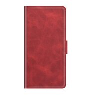Motorola Edge 20 Pro Hoesje - MobyDefend Luxe Wallet Book Case (Sluiting Zijkant) - Rood