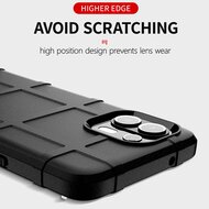 Motorola Edge 20 Lite Hoesje - Mobydefend Rugged Shield TPU Backcover - Groen