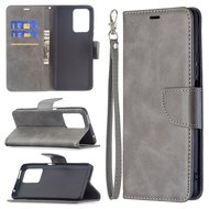 Xiaomi 11T / Xiaomi 11T Pro Hoesje, MobyDefend Wallet Book Case Met Koord, Grijs