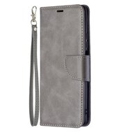 Xiaomi 11T / Xiaomi 11T Pro Hoesje, MobyDefend Wallet Book Case Met Koord, Grijs