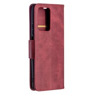 Xiaomi 11T / Xiaomi 11T Pro Hoesje, MobyDefend Wallet Book Case Met Koord, Rood