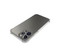 iPhone 13 Pro Max Hoesje, MobyDefend Transparante Shockproof TPU Gelcase, Verstevigde Hoeken, Volledig Doorzichtig
