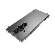 Sony Xperia Pro-I Hoesje, MobyDefend Transparante Shockproof TPU Gelcase, Verstevigde Hoeken, Volledig Doorzichtig