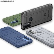 Motorola Moto E20 / E30 / E40 Hoesje - Mobydefend Rugged Shield TPU Backcover - Zwart