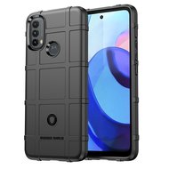 Motorola Moto E20 / E30 / E40 Hoesje - Mobydefend Rugged Shield TPU Backcover - Zwart