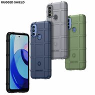 Motorola Moto E20 / E30 / E40 Hoesje - Mobydefend Rugged Shield TPU Backcover - Groen