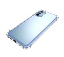 Motorola Moto G31 / Moto G41 Hoesje, MobyDefend Transparante Shockproof TPU Gelcase, Verstevigde Hoeken, Volledig Doorzichtig