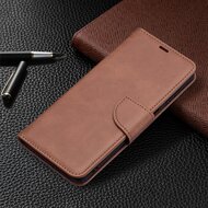 Samsung Galaxy M52 Hoesje, MobyDefend Wallet Book Case Met Koord, Bruin