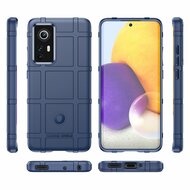 Xiaomi 12 / 12X Hoesje - Mobydefend Rugged Shield TPU Backcover - Blauw
