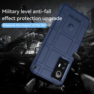 Xiaomi 12 / 12X Hoesje, Rugged Shield TPU Gelcase, Blauw