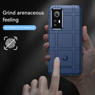 Xiaomi 12 / 12X Hoesje - Mobydefend Rugged Shield TPU Backcover - Blauw