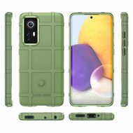 Xiaomi 12 / 12X Hoesje - Mobydefend Rugged Shield TPU Backcover - Groen