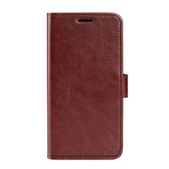 Motorola Moto G51 Hoesje, MobyDefend Wallet Book Case (Sluiting Achterkant), Bruin