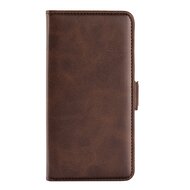 Motorola Moto G51 Hoesje, MobyDefend Luxe Wallet Book Case (Sluiting Zijkant), Bruin