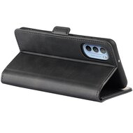 Motorola Moto G31 / Moto G41 Hoesje - MobyDefend Luxe Wallet Book Case (Sluiting Zijkant) - Zwart