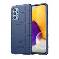 Samsung Galaxy A73 Hoesje - Mobydefend Rugged Shield TPU Backcover - Blauw