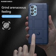 Samsung Galaxy A73 Hoesje - Mobydefend Rugged Shield TPU Backcover - Blauw