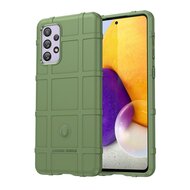 Samsung Galaxy A73 Hoesje, Rugged Shield TPU Gelcase, Groen