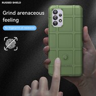 Samsung Galaxy A73 Hoesje - Mobydefend Rugged Shield TPU Backcover - Groen