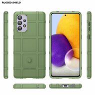 Samsung Galaxy A73 Hoesje, Rugged Shield TPU Gelcase, Groen