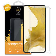 2-Pack Samsung Galaxy S22 Screenprotectors - MobyDefend Case-Friendly Screensavers - Gehard Glas