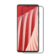 Samsung Galaxy A73 Screenprotector - MobyDefend Screensaver Met Zwarte Randen - Gehard Glas 
