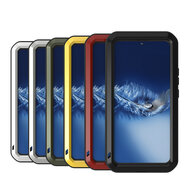 Samsung Galaxy S22 Plus (S22+) Hoes - Love Mei Metalen Case - Extreme Protection - Zwart