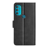 Motorola Moto G71 Hoesje - MobyDefend Luxe Wallet Book Case (Sluiting Zijkant) - Zwart