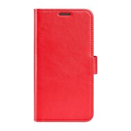 Motorola Moto G71 Hoesje, MobyDefend Wallet Book Case (Sluiting Achterkant), Rood