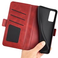 Xiaomi 12 / 12X Hoesje, MobyDefend Luxe Wallet Book Case (Sluiting Zijkant), Rood