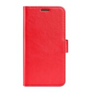 Xiaomi 12 / 12X Hoesje, MobyDefend Wallet Book Case (Sluiting Achterkant), Rood