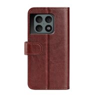 OnePlus 10 Pro Hoesje - MobyDefend Wallet Book Case (Sluiting Achterkant) - Bruin