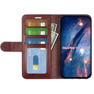 OnePlus 10 Pro Hoesje - MobyDefend Wallet Book Case (Sluiting Achterkant) - Bruin