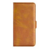 OnePlus 10 Pro Hoesje, MobyDefend Luxe Wallet Book Case (Sluiting Zijkant), Lichtbruin