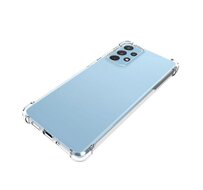 Samsung Galaxy A73 Hoesje - MobyDefend Transparante Shockproof TPU Backcover - Verstevigde Hoeken - Volledig Doorzichtig