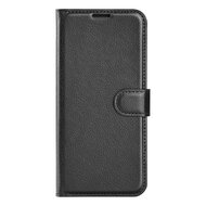 Samsung Galaxy A73 Hoesje, MobyDefend Kunstleren Wallet Book Case, Zwart