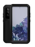 Samsung Galaxy S20 FE Hoes - Love Mei Metalen Case - Extreme Protection - Zwart