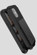 Apple iPhone 12 Hoes - Love Mei Metalen Case - Extreme Protection - Zwart