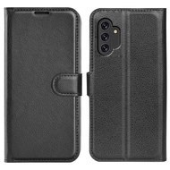 Samsung Galaxy A13 (4G) Hoesje - MobyDefend Kunstleren Wallet Book Case (Sluiting Voorkant) - Zwart