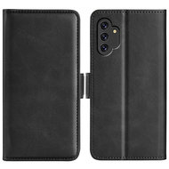 Samsung Galaxy A13 (4G) Hoesje - MobyDefend Luxe Wallet Book Case (Sluiting Zijkant) - Zwart