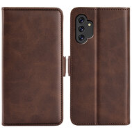 Samsung Galaxy A13 (4G) Hoesje, MobyDefend Luxe Wallet Book Case (Sluiting Zijkant), Bruin