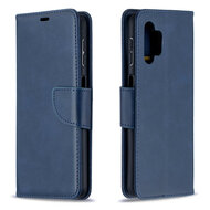 Samsung Galaxy A13 (4G) Hoesje - MobyDefend Wallet Book Case Met Koord - Blauw