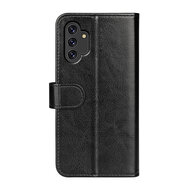 Samsung Galaxy A13 (4G) Hoesje - MobyDefend Wallet Book Case (Sluiting Achterkant) - Zwart
