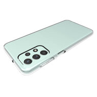Samsung Galaxy A23 Hoesje - MobyDefend Transparante TPU Backcover - Volledig Doorzichtig