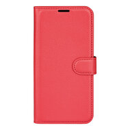 Samsung Galaxy A33 Hoesje - MobyDefend Kunstleren Wallet Book Case (Sluiting Voorkant) - Rood